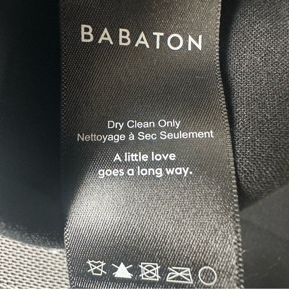 Aritzia Babaton Black Masu Deep V Midi Dress Sz 2 - Picture 10 of 14